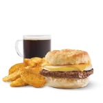 Sausage Egg & Cheese Biscuit Combo